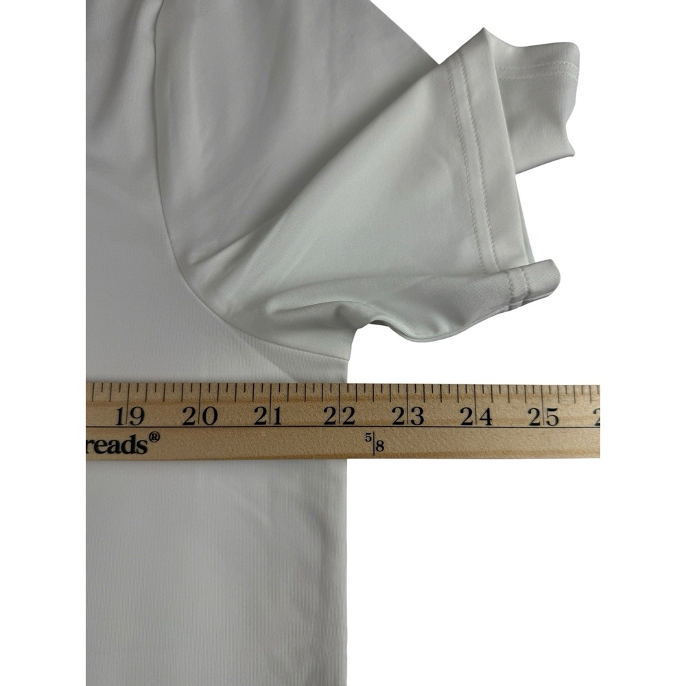 RLX RALPH LAUREN Golf Polo Mens M White Performance Wicking Stretch NEW Tags - Picture 4 of 13